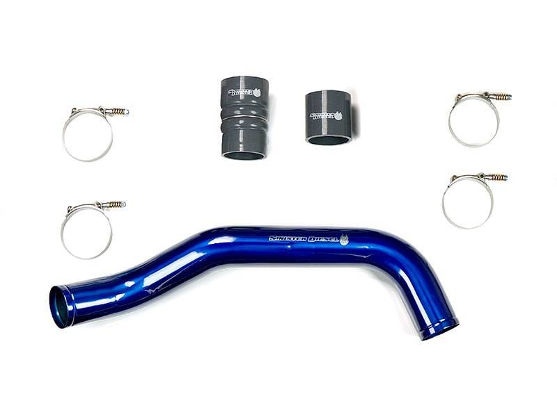 Ford Excursion Intercooler Pipe Kit - Cold Side - Sinister Diesel - Sinister Blue High Gloss - Sinister Blue - `99-`03